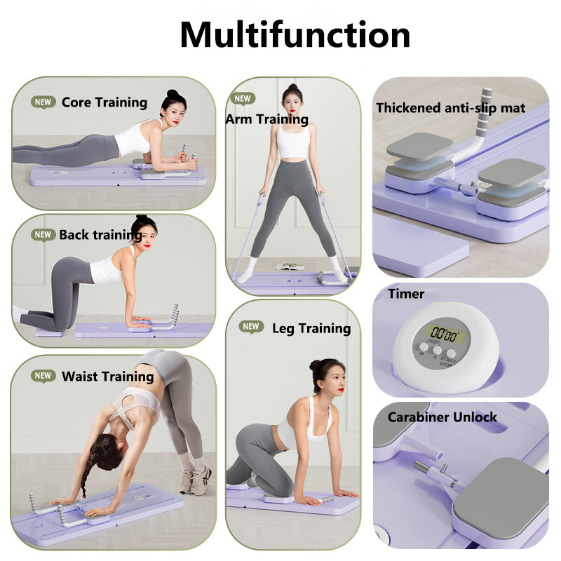 FOLDABLE PILATES REFORMER BOARD